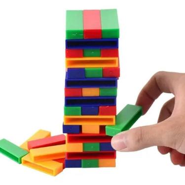 Imagem de Jogo Da Torre Terremoto Empilhar Equilíbrio Caiu Perdeu
