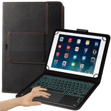 Imagem de Funda con Teclado eoso TouchPad para Tablets de 9 a 11 Pulgadas con Bl