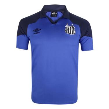 Imagem de Camisa Masculina Polo Viagem Santos 2023 Azul-Masculino
