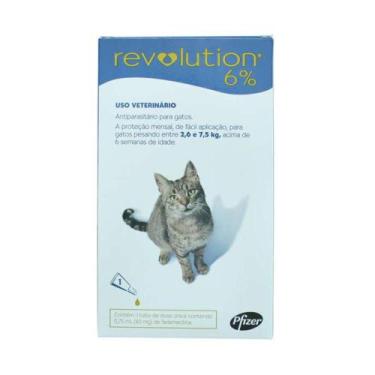 Imagem de Antipulgas E Carrapatos Zoetis Revolution 6% Para Gatos
