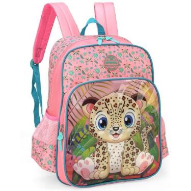 Imagem de Mochila de Costas Luxcel Up4You Onça Salmão, Laranja, Único
