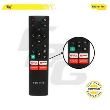 Imagem de Controle Remoto Smart Compatível C/ Tv Panasonic Modelo FBG-9170