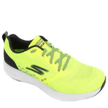 Imagem de Tênis Skechers Go Run Ride 8 Masculino - 55224, Amarelo, Preto, 43
