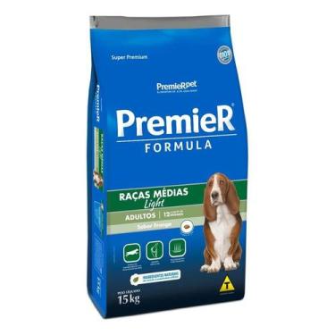 Imagem de Ração PremieR Formula Light Cães Porte Médio Frango 15Kg