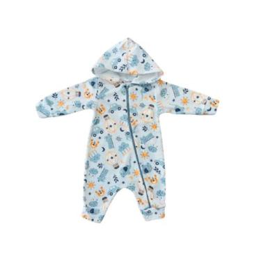 Imagem de Macacão para bebê em menino ref 07622 - Fantoni, M, Cinza
