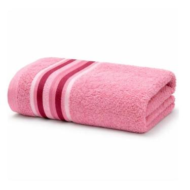 Imagem de Toalha de Rosto Camesa Spin Nanosoft Alta Absorção 45x80cm, ROSE R4680