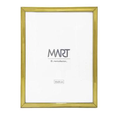 Imagem de Porta-Retrato em Metal Liso 20X25 - Mart, Dourado