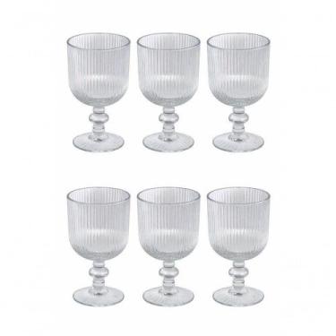 Imagem de Conjunto de Taças Athens 6 Peças para Bebidas em Vidro 380ml Transpare
