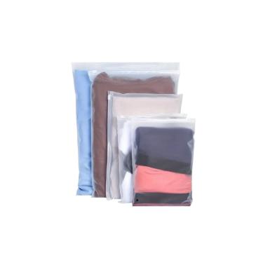 Imagem de Saco Zip Slider 35x45cm P/ Roupas Transparente Fosco 50 Un