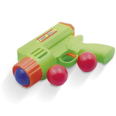 Imagem de Lançador de Bolinhas Fire Ball com 3 Bolinhas Inclusas Design Arrojado Pica Pau Brinquedos