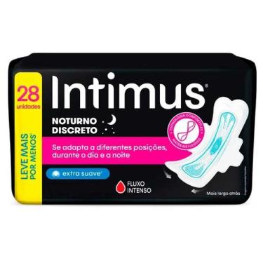 Imagem de Absorvente intimus dia noite c/abas c/28