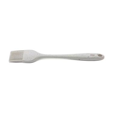 Imagem de Pincel de Silicone Brinox Flex 28cm Resistente Até 200 graus C Cozinha Branco