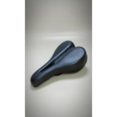 Imagem de Selim Bike Vazado Gel Confortável Preto - Produção Nacional