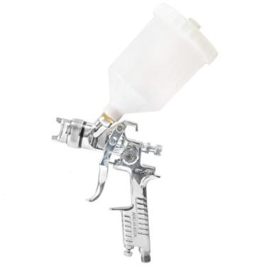 Imagem de Pistola de pintura HVLP tipo gravidade bico 1,4/1,7 mm + 6 acessórios 