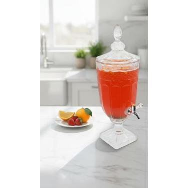 Imagem de Suqueira Dispenser de Cristal 3 Litros Luxo - Congratulations Store