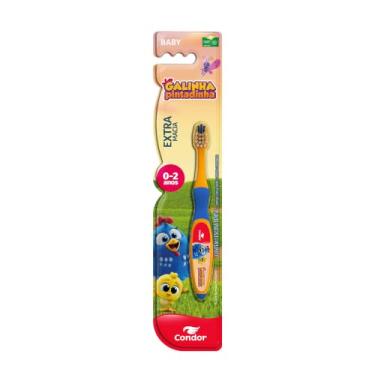 Imagem de Escova Dental Baby Galinha Pintadinha 0 a 2 Anos Condor