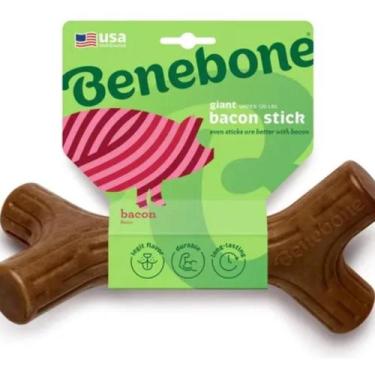 Imagem de Benebone Stick Bacon Gigante Brinquedo De Roer Para Cães