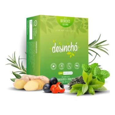 Imagem de Chá Funcional Desincha Dia 60 Dias Original - 60 Sachês - Desinchá