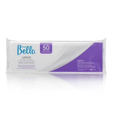 Imagem de Lenço de Falso Tecido TNT Para Depilação Depil Bella 50 fls