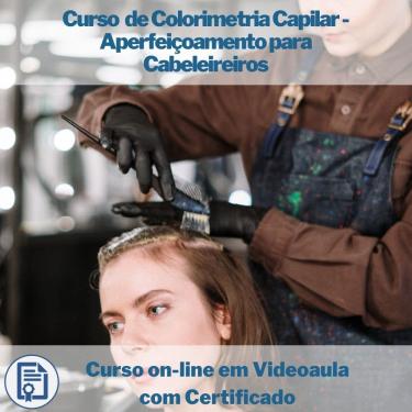 Imagem de Curso on-line em videoaula de Colorimetria Capilar - Aperfeiçoamento para Cabeleireiros com Certificado