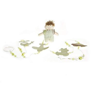 Imagem de Potinho de Mel Pingente De Cortina Menino Verde Quarto Bebê Infantil Menino Par Verde