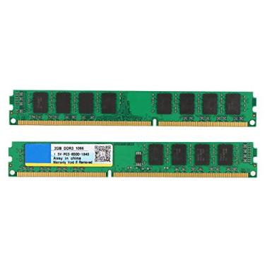 Imagem de PUSOKEI Módulo de memória de alto desempenho, 2 GB DDR3 1333 MHz 240 pinos para placa mãe de desktop dedicada, memória RAM para AMD/Intel