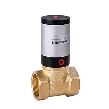 Imagem de G 1/2"3/4" 1"DN50 2/2 Válvula de ar de corte pneumática de latão de latão N/c n/o Para gás de óleo de água Q22HD-15/20 / 25/32/40/50 YYDFPIIA