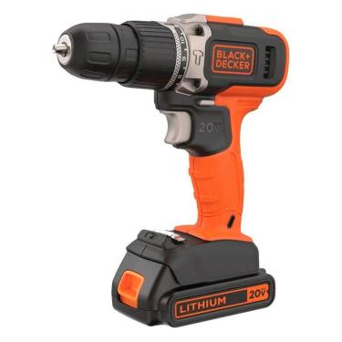 Imagem de Parafusadeira Furadeira de Impacto Black+Decker BCD704C1 Bivolt 2Vel Sem Fio 20V