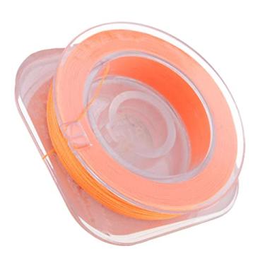 Imagem de Menolana Guia de embrulho de vara de arame construção de 50 m vara de pesca castng Spincasting, laranja