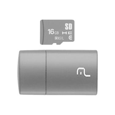 Imagem de Cartão Micro Sd 16Gb Com Leitor Usb Classe 4 Mc162