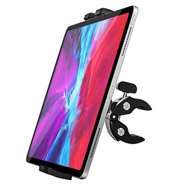 Imagem de Suporte para tablet de bicicleta, suporte para tablet de motocicleta woleyi, suporte de tablet para guidão de ciclismo com rotação de 360 graus para iPad Pro/Air/Mini, iPhone, Samsung Galaxy, mais celulares e tablets de 4 a 11 polegadas