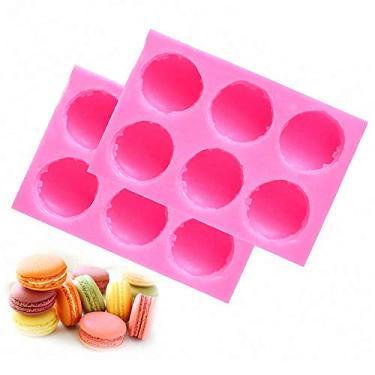 Imagem de MoldFun – Pacote com 2 moldes de silicone de macarrão 3D para moldes de assadeira de hambúrguer, molde de vela, moldes de muffin, decoração de bolo, cupcake, chocolate, doces, argila de polímero, mini sabonete, bomba de banho