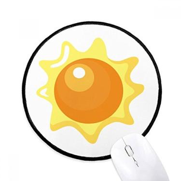 Imagem de DIYthinker Universo e alienígena Sun Mouse Pad Desktop Office Tapete redondo para computador
