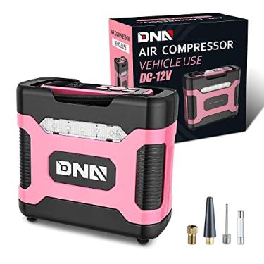 Imagem de DNA MOTORING TOOLS-00212 Compressor de ar portátil com medidor de pressão para carros, bicicletas, motocicletas, bolas