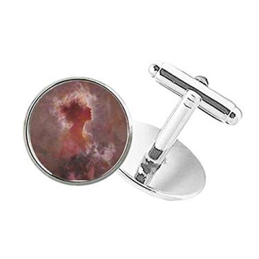 Imagem de DIYthinker Clair De Lune XJJ abotoaduras com clipe de botão redondo para pintura a óleo