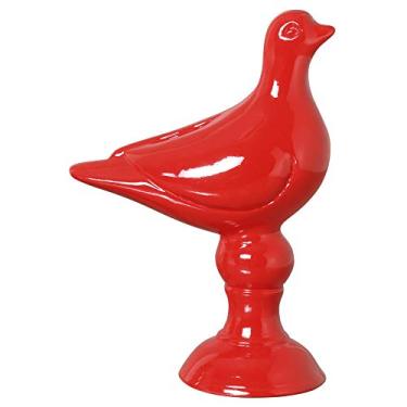 Imagem de Pombinha No Pedestal Ceramicas Pegorin Pimenta