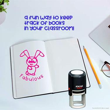 Imagem de Fabuloso Carimbo Redondo para Professores, Carimbo de Marcação, Carimbo de Graduação, Carimbo de Classificação Escolar, Carimbo de Crianças - Estilo 13