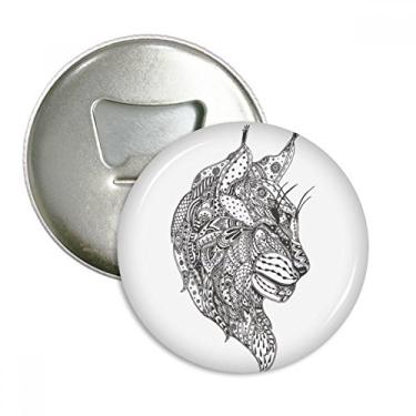 Imagem de Abridor de garrafa silencioso com tinta humana de gato emblema multifuncional