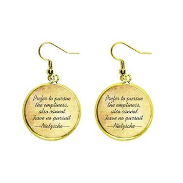 Imagem de Pursuit Insist Enrich Art Deco Presente Fashion Orelha Pendente Dourado Brinco Joia Feminina