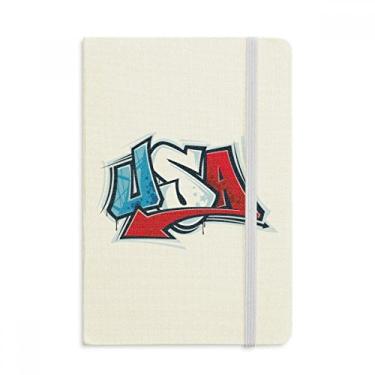 Imagem de Caderno de grafite com palavras em estilo americano dos EUA, capa dura oficial, diário clássico