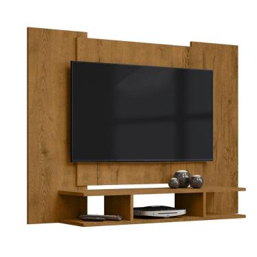 Imagem de Estante Painel com Nichos EJ TV 22 32 40 42 47 48 Polegadas Organização Sala Quarto Pequeno – Freijó – RPM