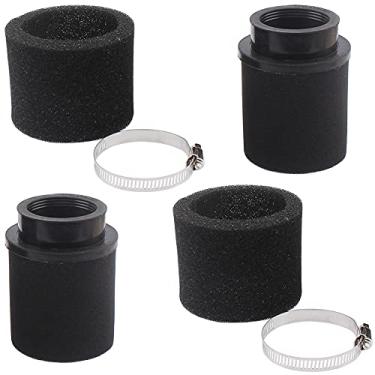 Imagem de LIYYDS 2 peças Universal 44mm 45mm 46mm Black Double Foam Pod Performance Filter Cleaner para 50cc - 90cc 110cc 125cc Motocicleta ATV Quad Scooter Go Kart Moped Pit Dirt Racing Super Bike