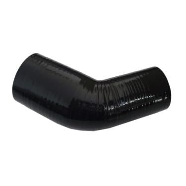 Imagem de JOIUYOLJ Acoplador de mangueira de cotovelo de redução de 45 graus ID 3 a 8.9 cm (76 mm a 89 mm) para tubo de admissão de ar direto universal Turbo Intercooler reforçado 4 camadas 5,4 mm (45D-ID76-89)