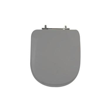 Imagem de Assento Sanitário Poliéster para Louça Life/vogue Plus celite/deca Aço Cinza VIP
