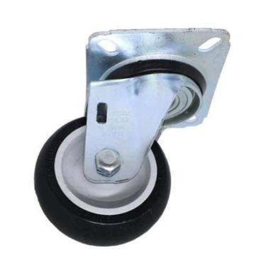 Imagem de Rodizio giratório para carrinhos roda pvc gl 312 bp mf