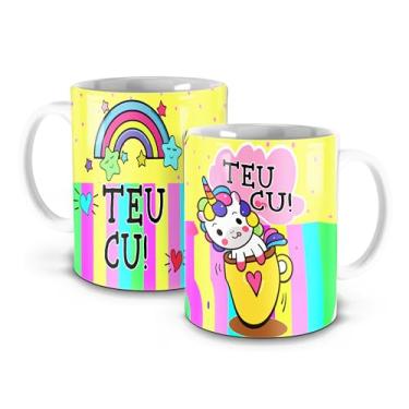 Imagem de Genérico, Caneca Unicornio Engraçado " Bom dia é o Carralho"