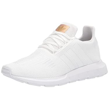 Imagem de adidas Originals Tênis de corrida feminino Swift, Branco/Cobre Metálico, 8