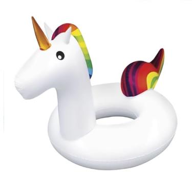 Imagem de Boia Flamingo Unicornio Gigant Piscina Inflável Adulto 120cm