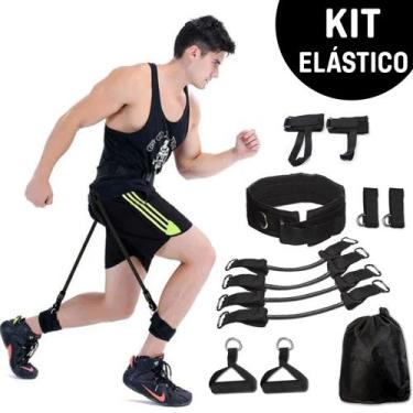 Imagem de Kit Elástico Vertical para Treinos de Salto Jump Trainer Extensor para
