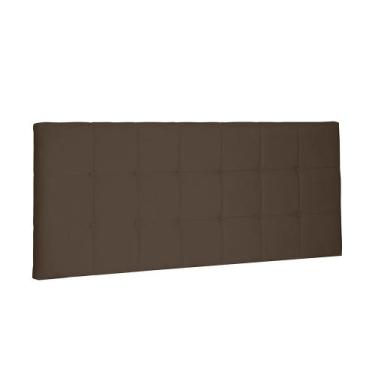 Imagem de Cabeceira Painel Verona Para Cama Box King 195 cm Suede - D'Rossi - DR